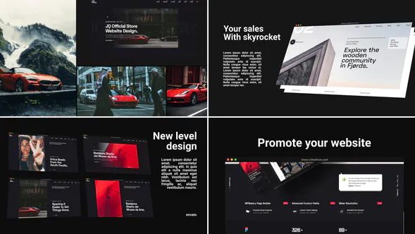 现代网站促销 4kModern Website Promo 4k-AE模板