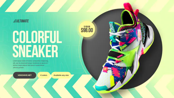 运动鞋大甩卖黑色星期五Sneakers Promo-AE模板