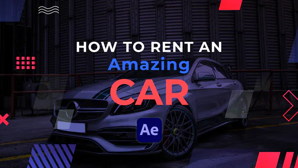 汽车租赁Car Rent Slideshow-AE模板