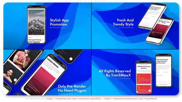时尚应用宣传片Stylish App Promo-AE模板