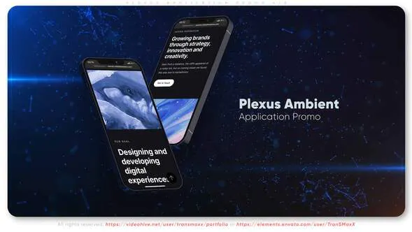 Plexus 应用推广Plexus Application Promo-AE模板