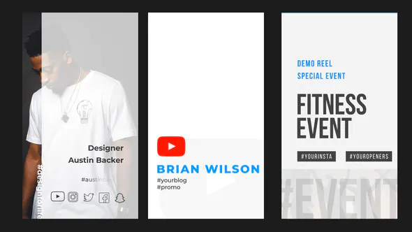 文字动画Insta Titles-AE模板