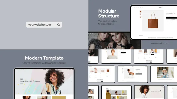网站展示Website Presentation-AE模板