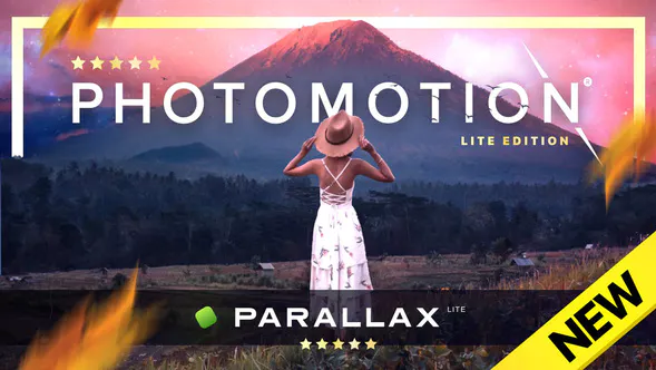 3d 动画照片动画Photomotion – Parallax (Lite)-AE模板