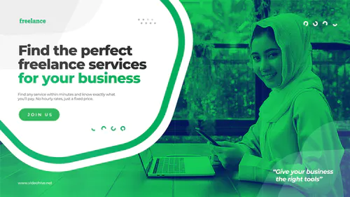 自由职业者平台促销Freelancer Platform Promo-AE模板