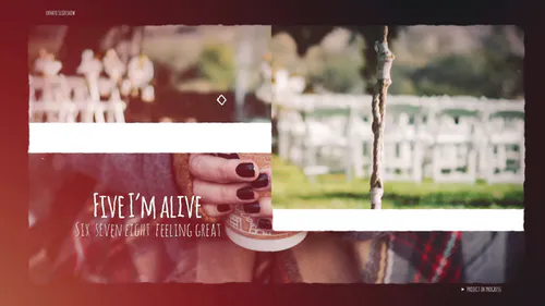 记忆涂鸦复古照片Memory Slides-AE模板