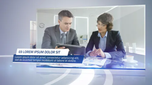 公司介绍商业宣传片展示柜Clean Corporate Presentation-AE模板