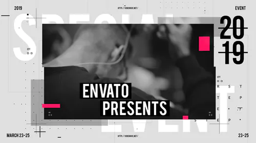 商业会议研讨会活动开场Event Promo-AE模板