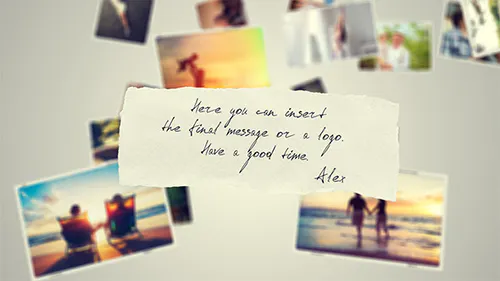 纪念日生日展示相框Photo Frames Slideshow-AE模板