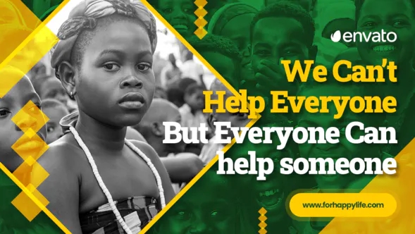 帮助儿童慈善机构儿童保护服务Help to Children Slideshow-AE模板