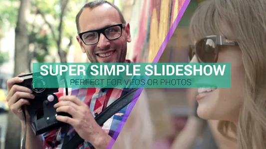 照片过渡快速Super Simple Slideshow-AE模板