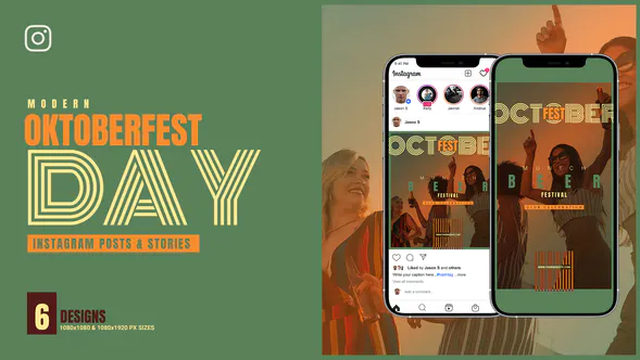 慕尼黑啤酒节节日食物Oktoberfest Beer Festival -AE模板