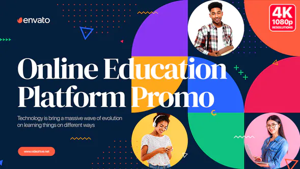 教育业务时间表活动推广毕业Education Slideshow-AE模板