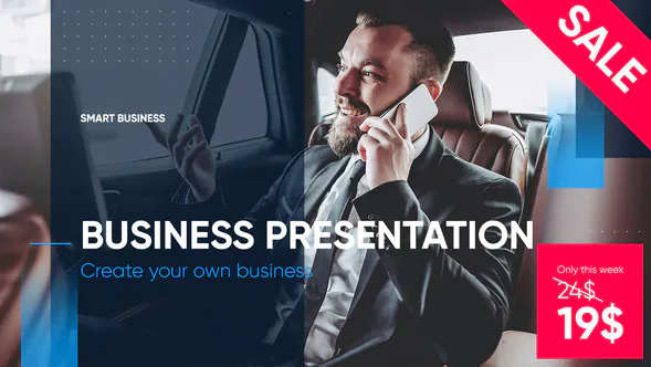 商务现代简约展示Business Modern Minimalistic Presentation-AE模板