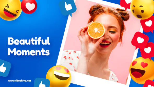 社交媒体照片孩子Social Media Photo-AE模板