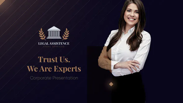 律师 公司 优雅 企业Lawyer Company Elegant Corporate-AE模板