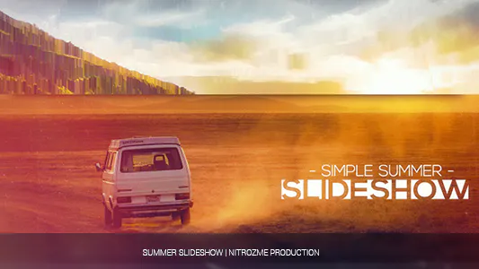 生产演示卷轴头衔Minimal Slideshow-AE模板