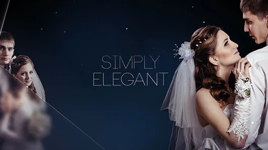 周年纪念日派对相片Simply Elegant-AE模板