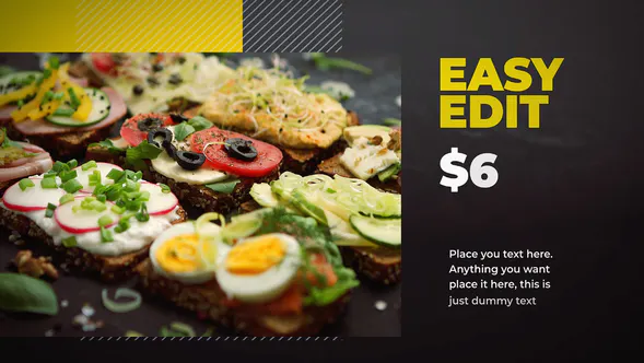 食物 03 菜单Food 03 Menu-AE模板