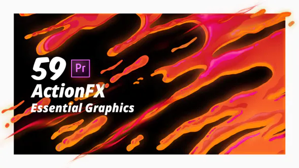ActionFX | Premiere Pro 的火烟水效果ActionFX | Fire Smoke Water Effects for Premiere Pro-PR模板