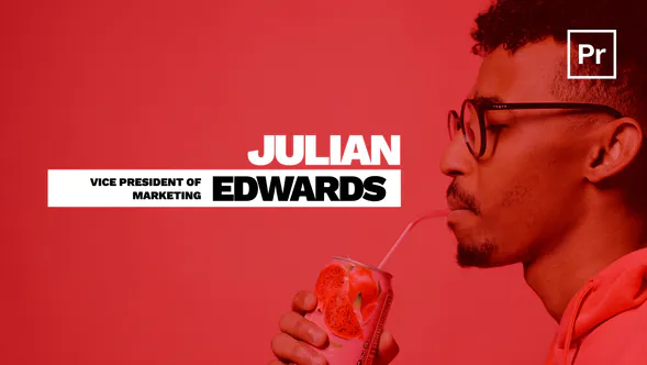 动画标题标识Animated Title-PR模板