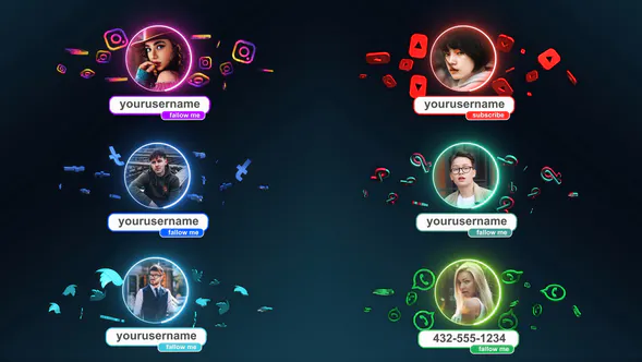 跟随图标球元素DribbbleElements-PR模板