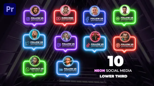 霓虹辉光Neon-PR模板