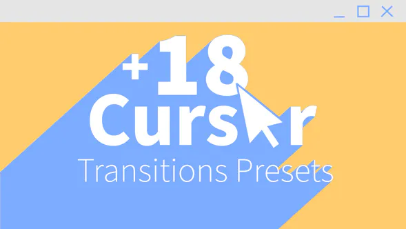 计算机光标转换预设 2Computer Cursor Transitions Presets 2-PR模板