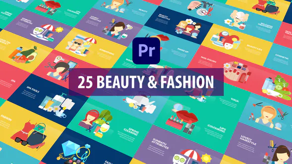 美容与时尚动画 | Premiere Pro MOGRT-PR模板