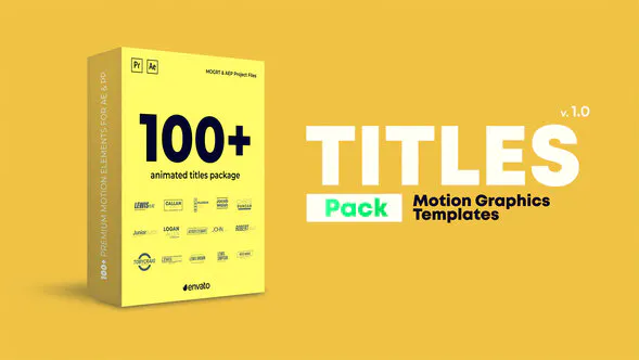 记录基本图形文本头衔过渡排版TextTitlesTransitionsTypography-PR模板