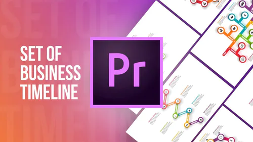 信息图表时间表 (MOGRT)Infographics Timelines-PR模板