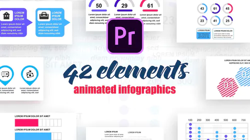 Premiere Pro 技术信息图 Vol.6Technology Infographics-PR模板