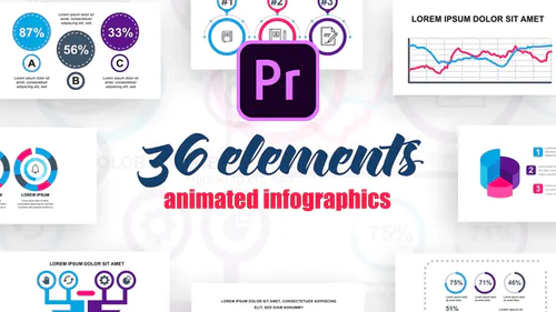 Premiere Pro 的技术信息图表 №4Technology Infographics-PR模板