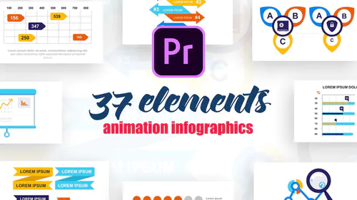 Premiere Pro 的信息图表 Vol.18 Infographics-PR模板