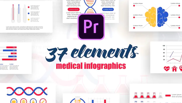 Premiere Pro 的信息图表 Vol.2 Infographics-PR模板