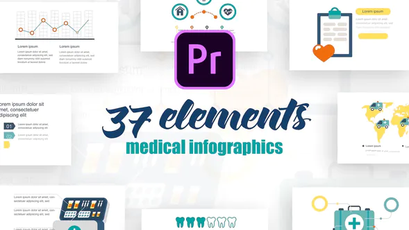 Premiere Pro 的信息图表 Vol.3 Infographics-PR模板