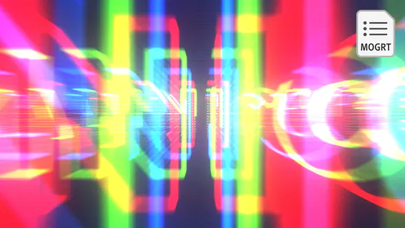 扭曲故障标题显示Distort Glitch Title Reveal-PR模板