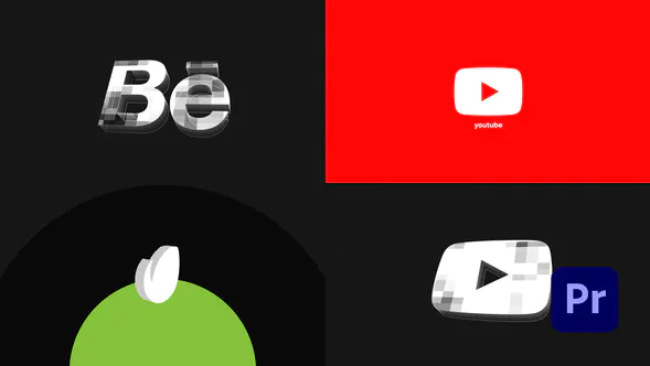 简单的标志Simple Logo (Premiere Version)-PR模板