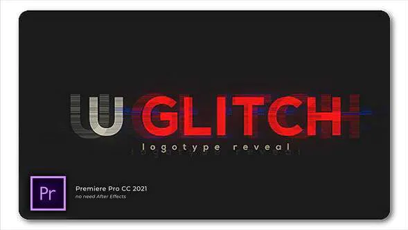 Ultra Glitch 徽标显示Ultra Glitch Logo Reveal-PR模板