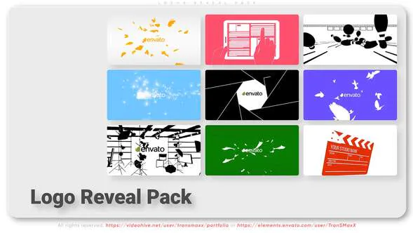 标志展示包Logo Reveal Pack-PR模板