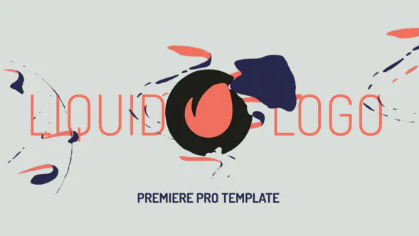 Premiere Pro 的快速液体标志Quick Liquid Logo For Premiere Pro-PR模板