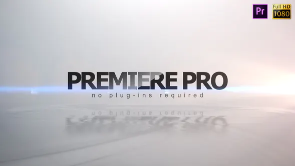 波纹上的清洁徽标 – Premiere Pro Clean Logo On Ripple-PR模板