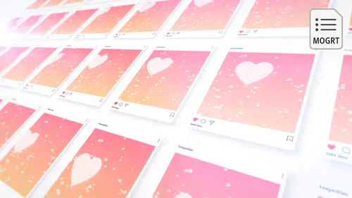 Instagram 标题揭晓 – MOGRT Instagram Title Reveal-PR模板