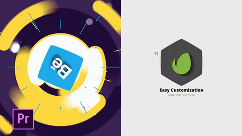 平面彩色标志动画Flat Colorful Logo Animation-PR模板