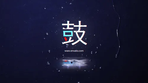 五彩小故障标志显示Multicolored Glitch Logo Reveal-PR模板