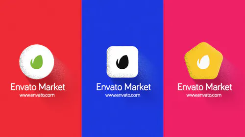 Premiere Pro 的彩色徽标 Colorful Logo-PR模板