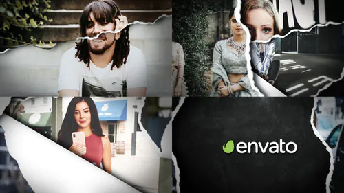 页面撕裂介绍Page Tear Intro-PR模板