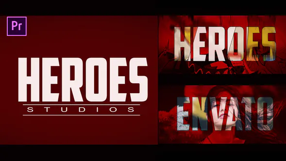 英雄标志介绍Heroes Logo Intro-PR模板