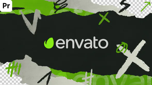 过渡刷子代码标志Transition Grunge Logo-PR模板