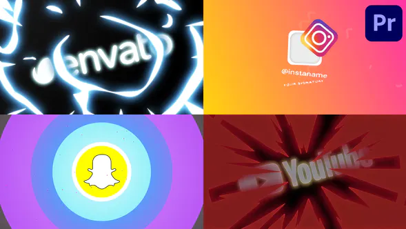 时尚标志包| Premiere Pro MOGRT-PR模板